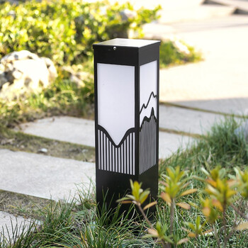 路灯花园别墅室外落地景观复古庭院简约园林草地地灯过道小区装饰灯