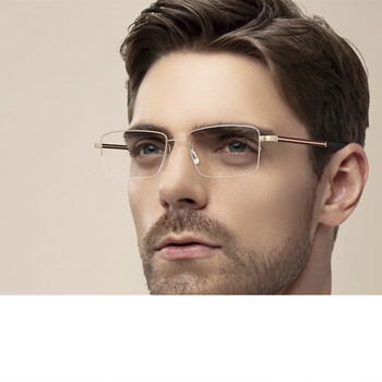voss眼镜日本进口生物薄钛镜架男士超轻近视配镜眼镜框 v4016