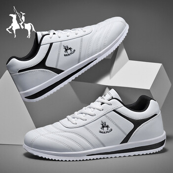 鞋防滑运动鞋轻便透气跑步鞋男时尚百搭旅游鞋波鞋男酷炫白39偏小一码