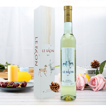 利枫lefaon晚收甜红甜白葡萄酒 伴手礼375ml单支