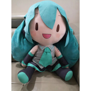 傻fufu初音 現貨 sega 初音未來 蝴蝶結fufu雪初音公式服趴趴毛絨公仔