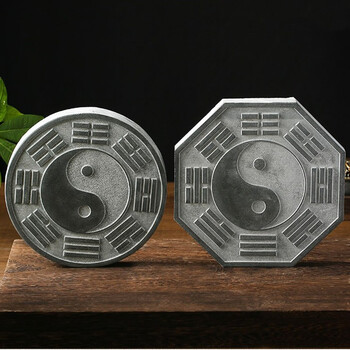 奥琅石苑石雕青石八卦盘八卦图阴阳镜石头摆件先天八卦后天八卦 20