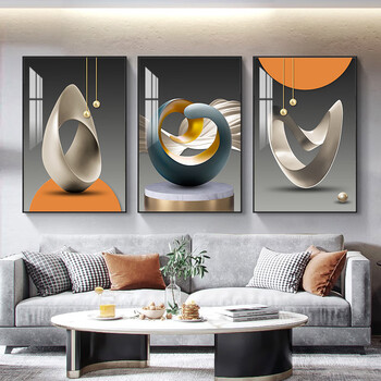 简约三联壁画607881670896078834050亏本冲量油画布画面ps时尚边框