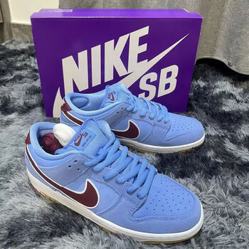 aonikeer新款纯原dunksb蓝色泡泡糖复古低帮男女情侣同款运动板nike