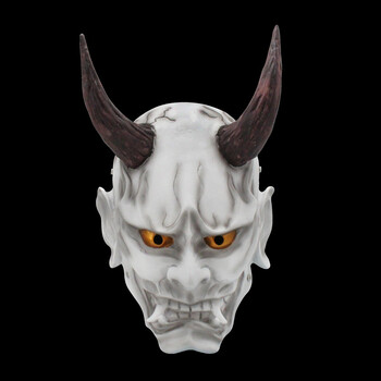 官方旗舰 般若面具百鬼夜行赤般若面具cos日系能剧能面具小面鬼脸獠牙