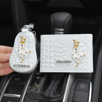 小鹿行驶证机动车驾驶证皮套女士个性韩国驾照夹驾照本证件夹组合1