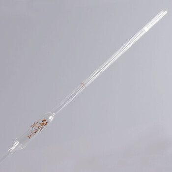 苏品 a级玻璃仪器 大肚吸管 1-100ml 胖肚 移液吸管 单标移液管 刻度