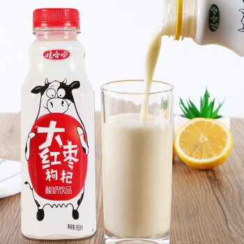 娃哈哈 大红枣枸杞酸奶 芒果酸奶饮品450ml*15瓶早餐营养饮品  大红