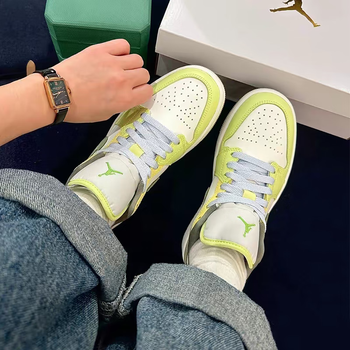 jordan air jordan 1 low aj1绿白色 中国年cny低帮女子篮球鞋 fd9906