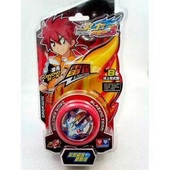 迪双钻火力少年王3悠悠球溜溜球雷霆abs675212千机变雪鳞锋v同款 雷霆