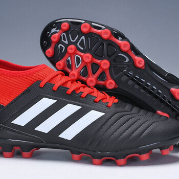 【官方自营旗舰店】猎鹰高帮足球鞋贝克汉姆9代塑钉儿童hg人造草梅西x