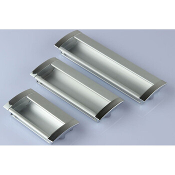 铝合金抽屉暗拉手简介嵌入式衣柜暗藏拉手隐形拉移门柜门橱柜拉手64孔