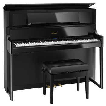 roland罗兰电钢琴lx708高端家用演出88键重锤数码电子钢琴烤漆白官方