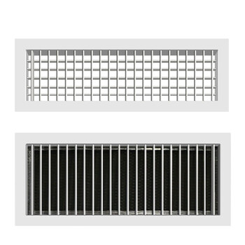 卧式暗装风机盘管水冷暖空调风管机暖风机空气能空调 fp-34出风口