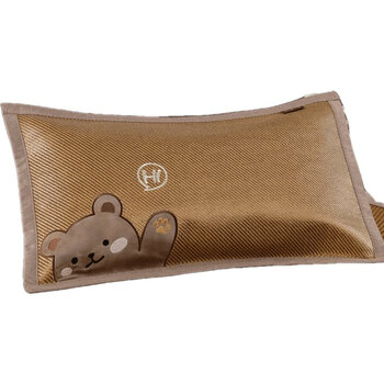 远嘉妮枕头套单个儿童凉席枕套凉枕套单个幼儿园宝宝婴儿冰藤枕头套