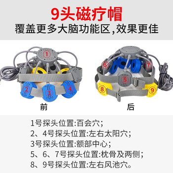 新屋熊 Sinwobear 经颅磁刺激仪家用多动症自闭症脑循环功能障碍治疗仪医用小儿脑瘫抑郁抽动症9头磁疗帽标配 图片价格品牌报价 京东