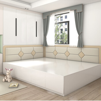 圣芳俐 可狄 定做科技布榻榻米软包墙围儿童防撞床围背景墙靠背床头板