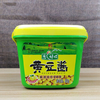 葱伴侣黄豆酱800g盒装六月香黄豆酱拌面酱生菜蘸酱原酿酱 欣和葱伴侣
