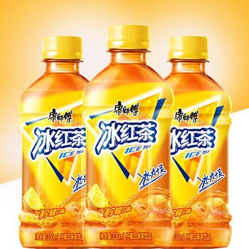 康师傅饮料330ml瓶迷你小瓶装冰红茶绿茉莉蜜茶水蜜桃酸梅汤整箱 【共