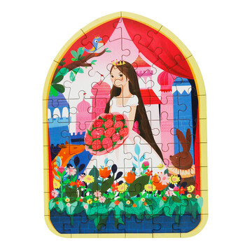 若态 若小贝 平面2d木质异形拼图玩具 启蒙智力玩具 益智创意生日礼物