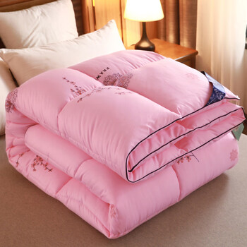 植物羊绒冬被秋冬季加厚保暖羽丝绒棉被单双人1518m22米床被褥芯伊诺