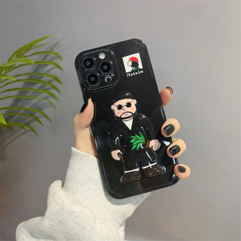 蘋果iphone手機殼3d立體一體成型imd網紅創意個性手機保護套惡搞插畫