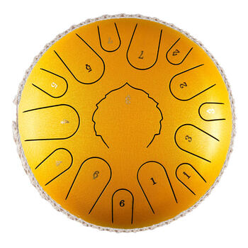 龟鼓弹唱器空灵鼓莲花入门初学者15音级乐器玄空鼓全音手碟鼓钢舌鼓热