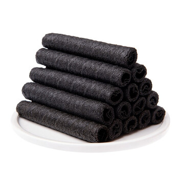 嗑嗑龙五黑粗粮卷健康代餐五谷卷酥饼干休闲食品低脂零食 五黑粗粮卷