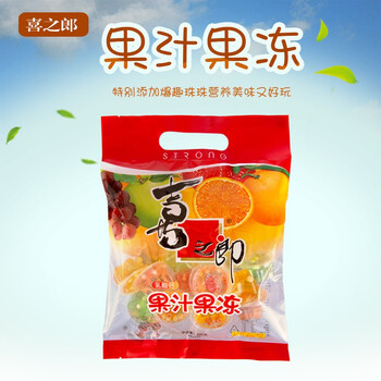 喜之郎 495g大袋乳酸钙果汁果冻夏日休闲办公室儿童零食 乳酸钙果汁