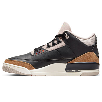 耐克nike男子篮球鞋乔3air jordan 3运动鞋ct8532-008黑色44.5码