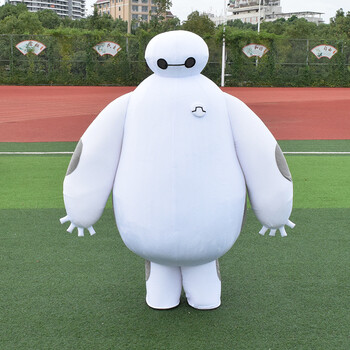 大白卡通人偶服装机器人行走演出服道具玩偶服饰吉祥物定制传单熊请