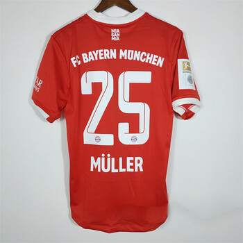 宿腾22-23赛季拜仁主场10连冠盾6号基米希穆勒罗本莱万球员版球衣