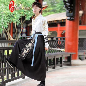 飞鱼服男汉服男女古装明制锦衣卫束袖剑客侠客书生帅气交领套装 802米