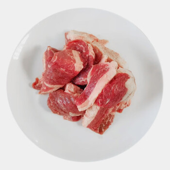 胜欧原切不调理新鲜牛肉块2斤新鲜牛肉肥牛块不注水冷冻鲜牛肉商用