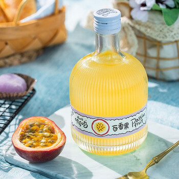 赋比兴鲜果精酿啊呜果酒女士低度中国甜酒少女酒375ml百香果口味