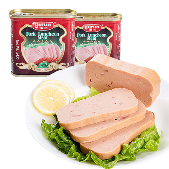 雨润午餐肉罐头340g(优级品)涮火锅 即食 早餐