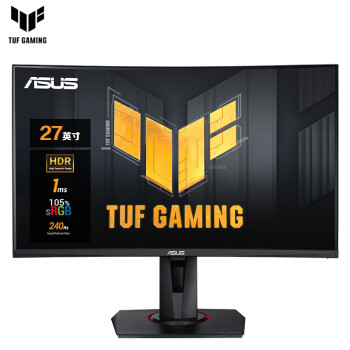 ˶TUF 27Ӣ1500R ɫ 240Hz HDR 1msӦ Freesync Premium ֧ϷʾVG27VQM