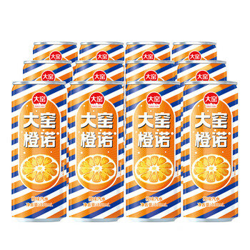 大窑吴京代言嘉宾汽水橙诺橙汁果味饮料荔爱荔枝味汽水12罐团聚畅饮12