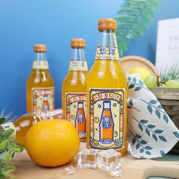 康师傅华洋1982汽水果味碳酸饮料358ml*6瓶果味碳酸饮料网红老广州