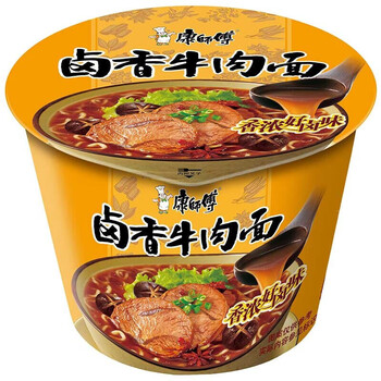 康师傅方便面开心桶卤香牛肉桶面12桶ksf【图片 价格 品牌 报价】