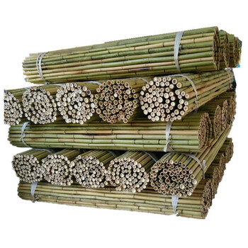 菜架竹竿竹子架条家用防腐装潢菜园搭架子篱笆围栏栅栏爬藤架大小粗细