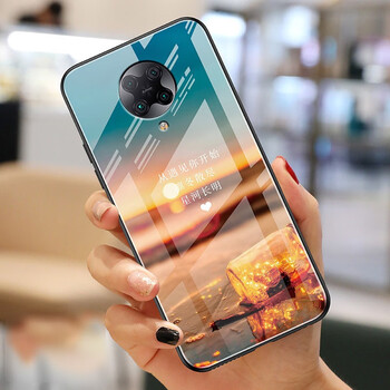 竹仔鱼 红米k30pro手机壳玻璃5g男女保护套新款小米redmik30纪念版防