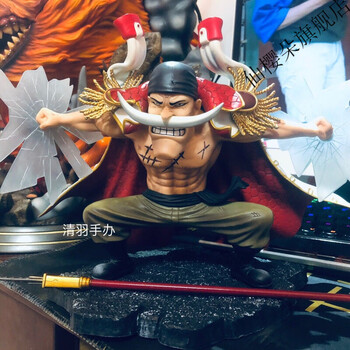 q版大头海贼王手办公仔 海贼王 顶上战争 sd白胡子 q版 老爹lk雕像模