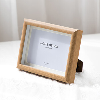 永恒主题简约立体中空相框摆台6寸7寸8寸10寸a4寸创意像框摆件加洗