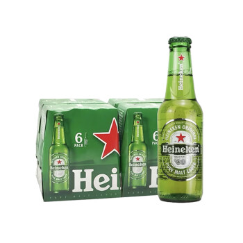 法國原裝進口喜力heineken啤酒150ml*24瓶裝小瓶迷你裝黃啤酒整 