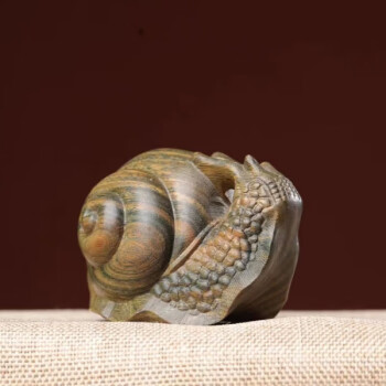 梵粟非洲小叶紫檀木雕蜗牛摆件实木雕刻工艺品国风桌面装饰品创意礼品