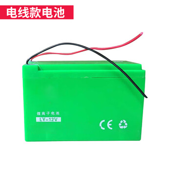 电动喷雾器农用瓶12v伏农用大容量充电专用蓄电池配件锂电池 12伏30安