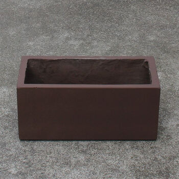 长方形水泥花盆北欧长条马槽客厅阳台大尺寸道路隔断镁泥花盆花箱