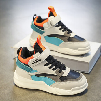 特步舒适同类型男童鞋运动鞋2023新款秋季儿童小白鞋软底跑步防滑中大