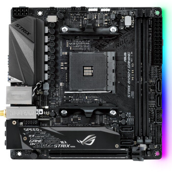 華碩(asus) b450系列 電腦檯式機單主板 rog strix b450-i gaming